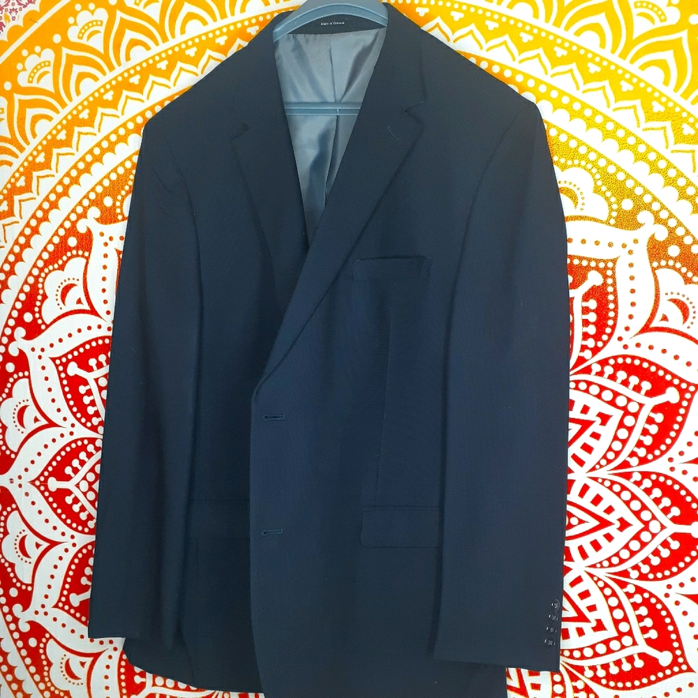 52 x-long sport coat black